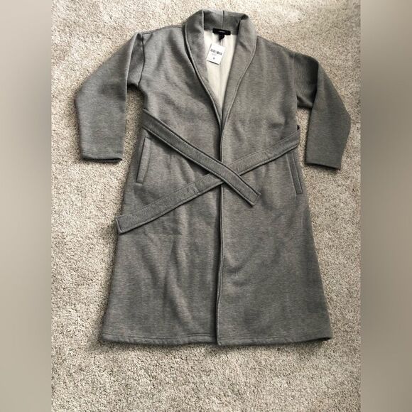 New Forever21 fleece casual jacket, oversized, with belt, size small - Picture 4 of 8